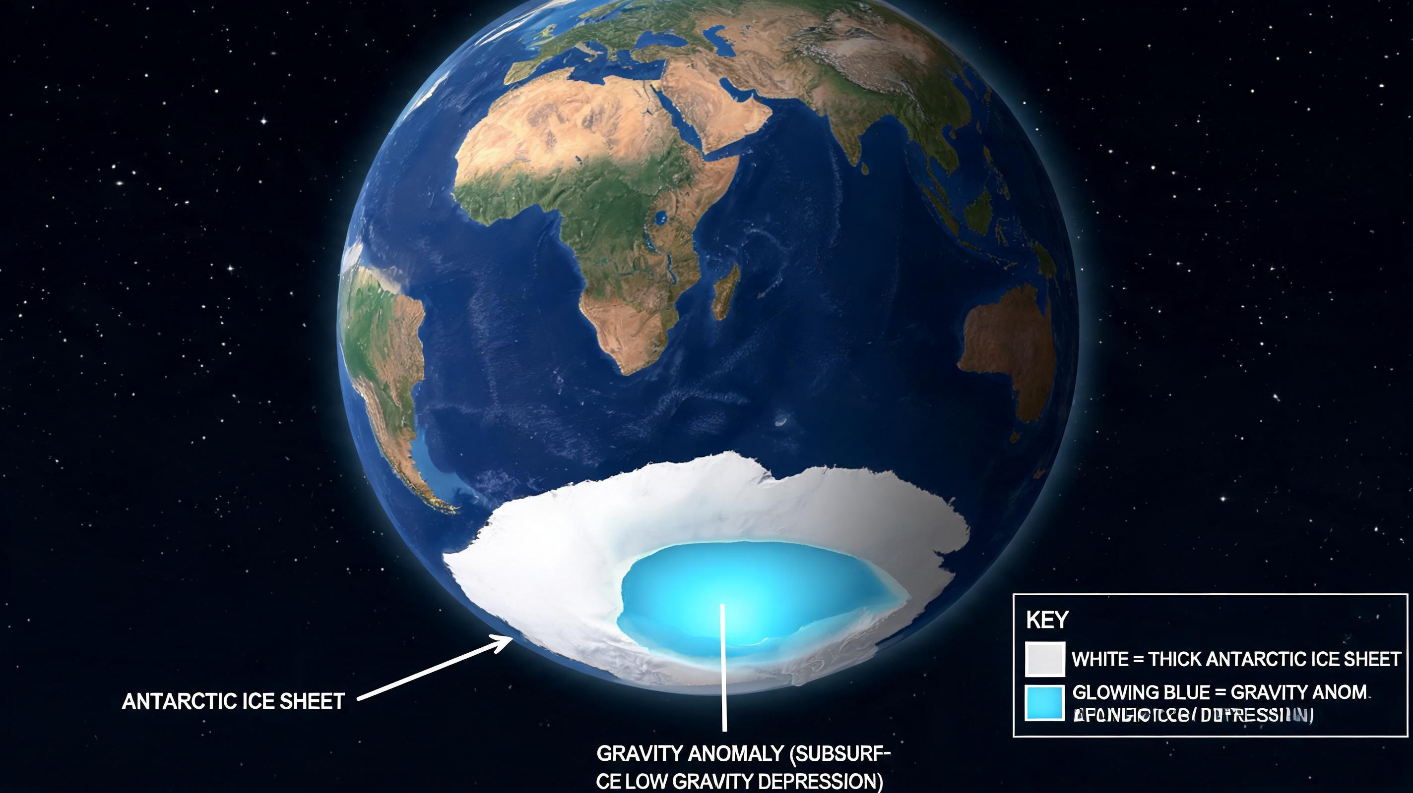 Why You Weigh Less in Antarctica: Inside the Moving Gravity Hole