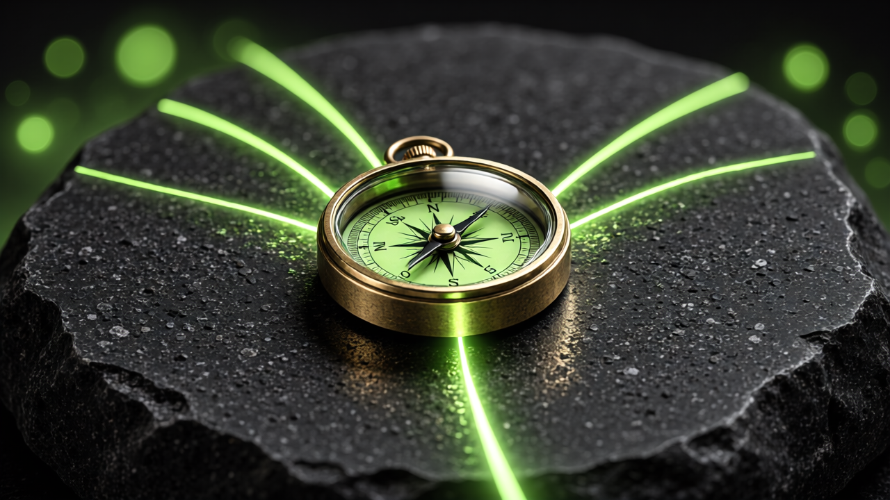 The Confusion Compass: Why Struggle Teaches Faster — Visualization: nodesdaily AI