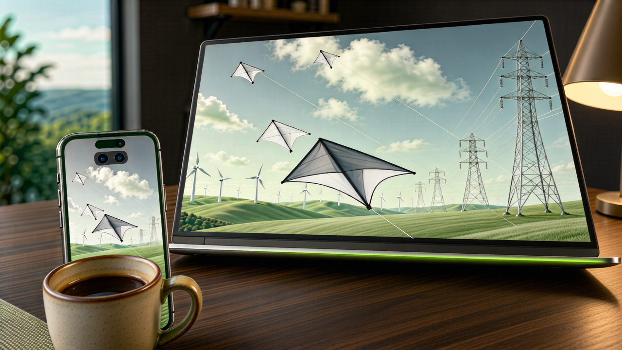 Chasing the wind that never dips: tethered kites set their sights on the power grid
