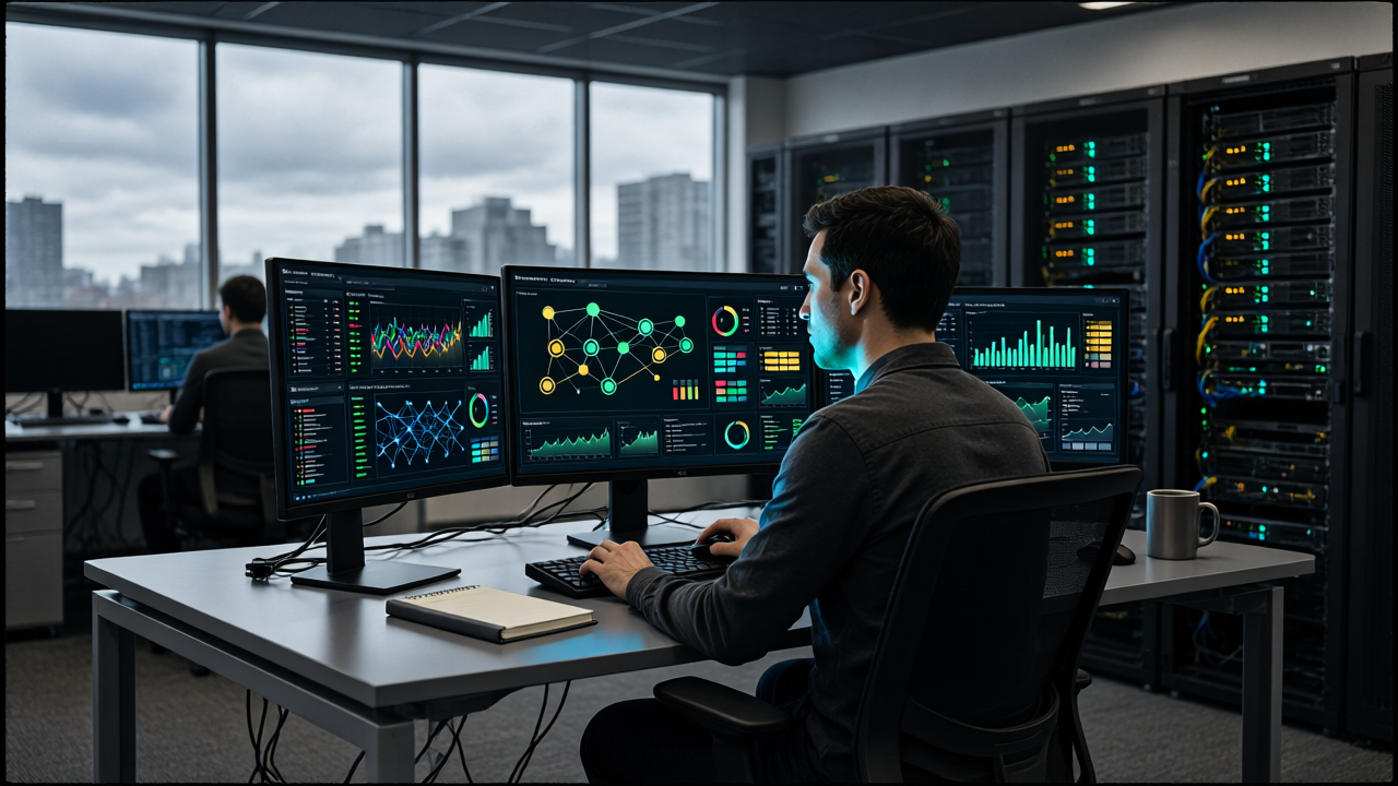 Where leverage compounds: fifteen roles riding machine intelligence — Visualization: nodesdaily AI