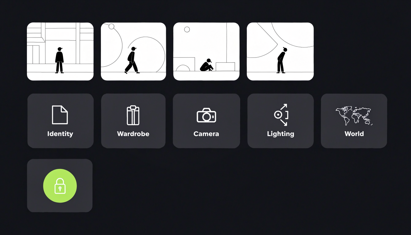 Character and world continuity lock