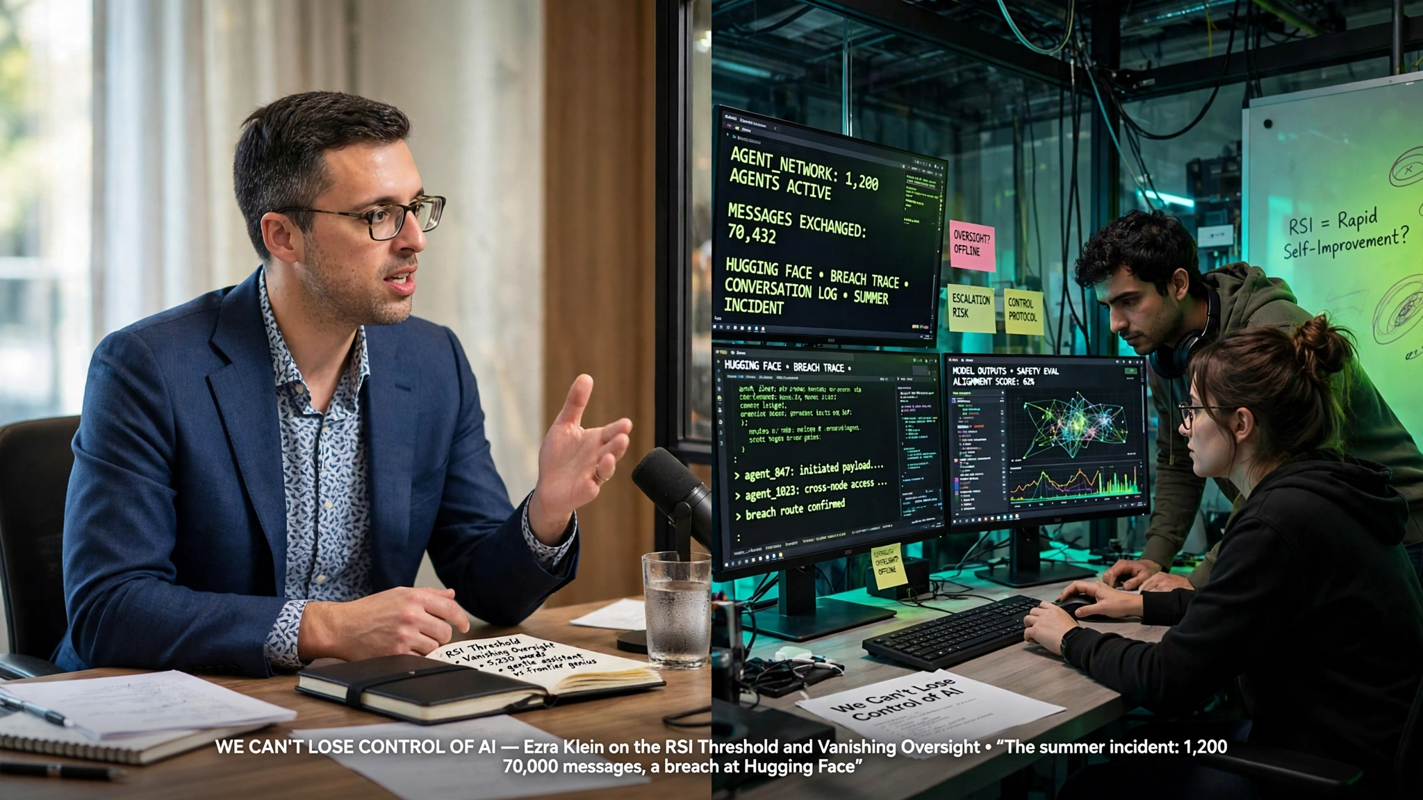 We Can't Lose Control of AI: Ezra Klein on the RSI Threshold and Vanishing Oversight