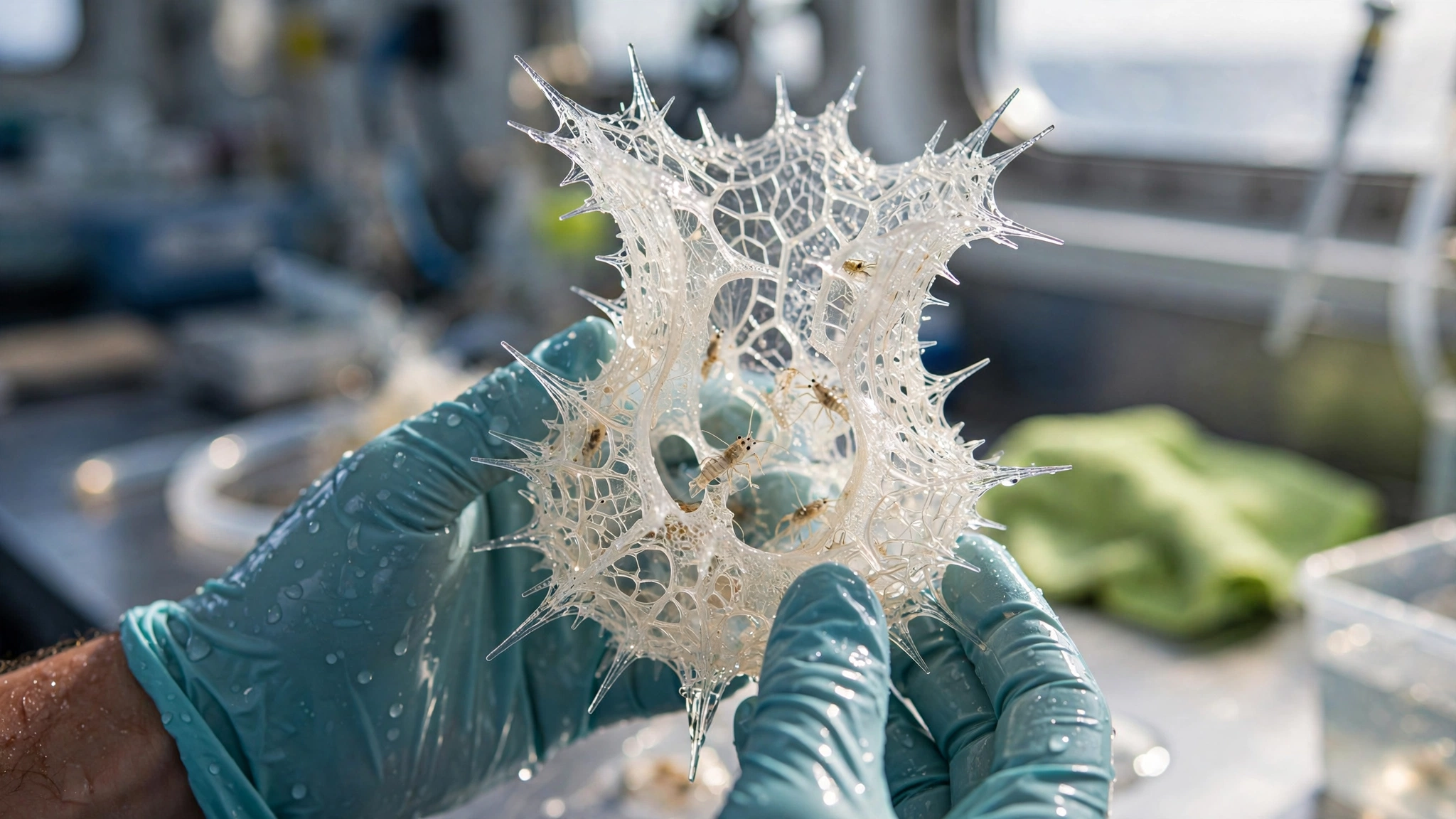 City Without Sunlight: Deep Sea Life, Glass Skeletons and Science at Loki's Castle — Visualization: nodesdaily AI