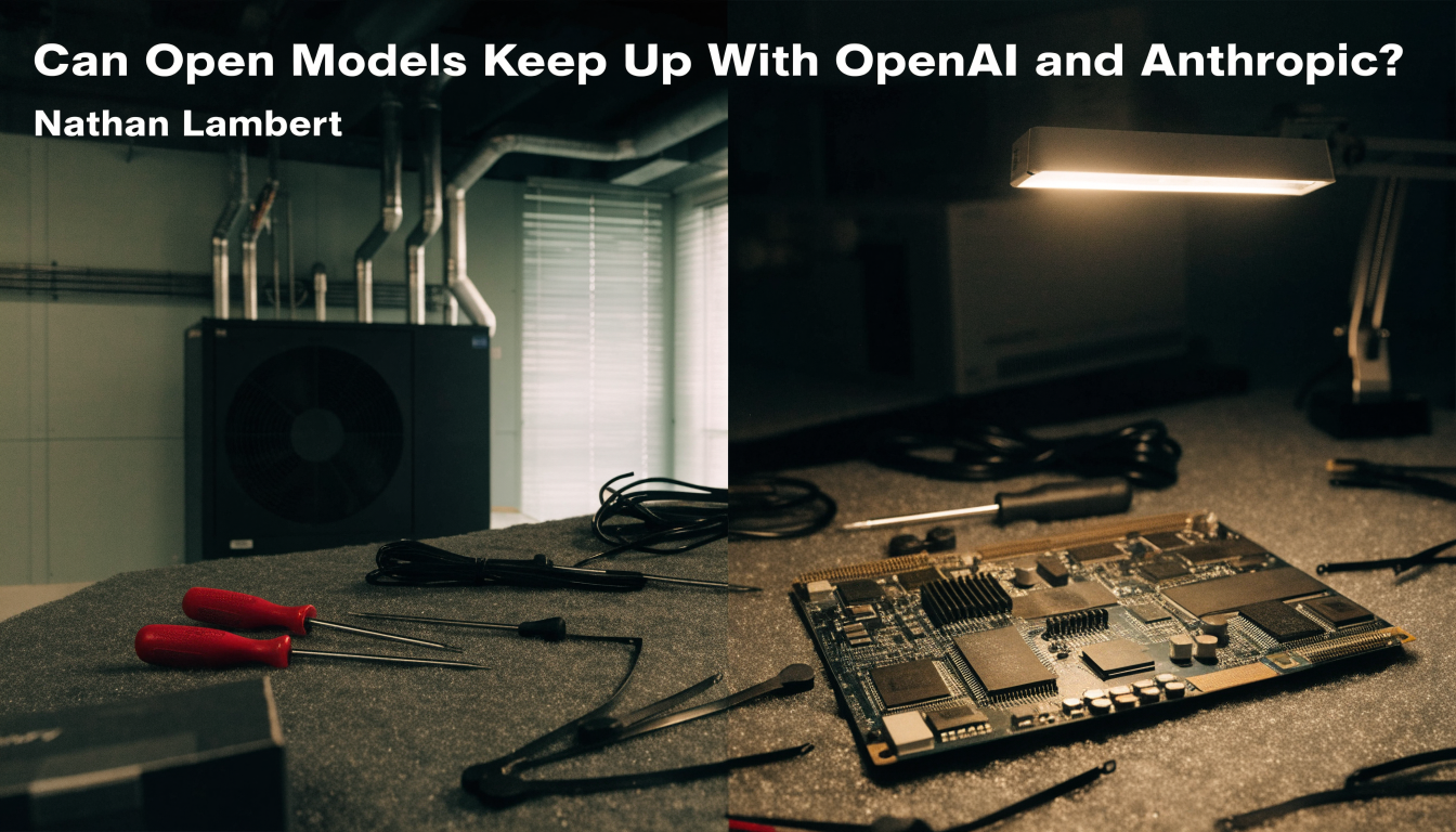 Can Open Models Keep Up With OpenAI and Anthropic? | Nathan Lambert