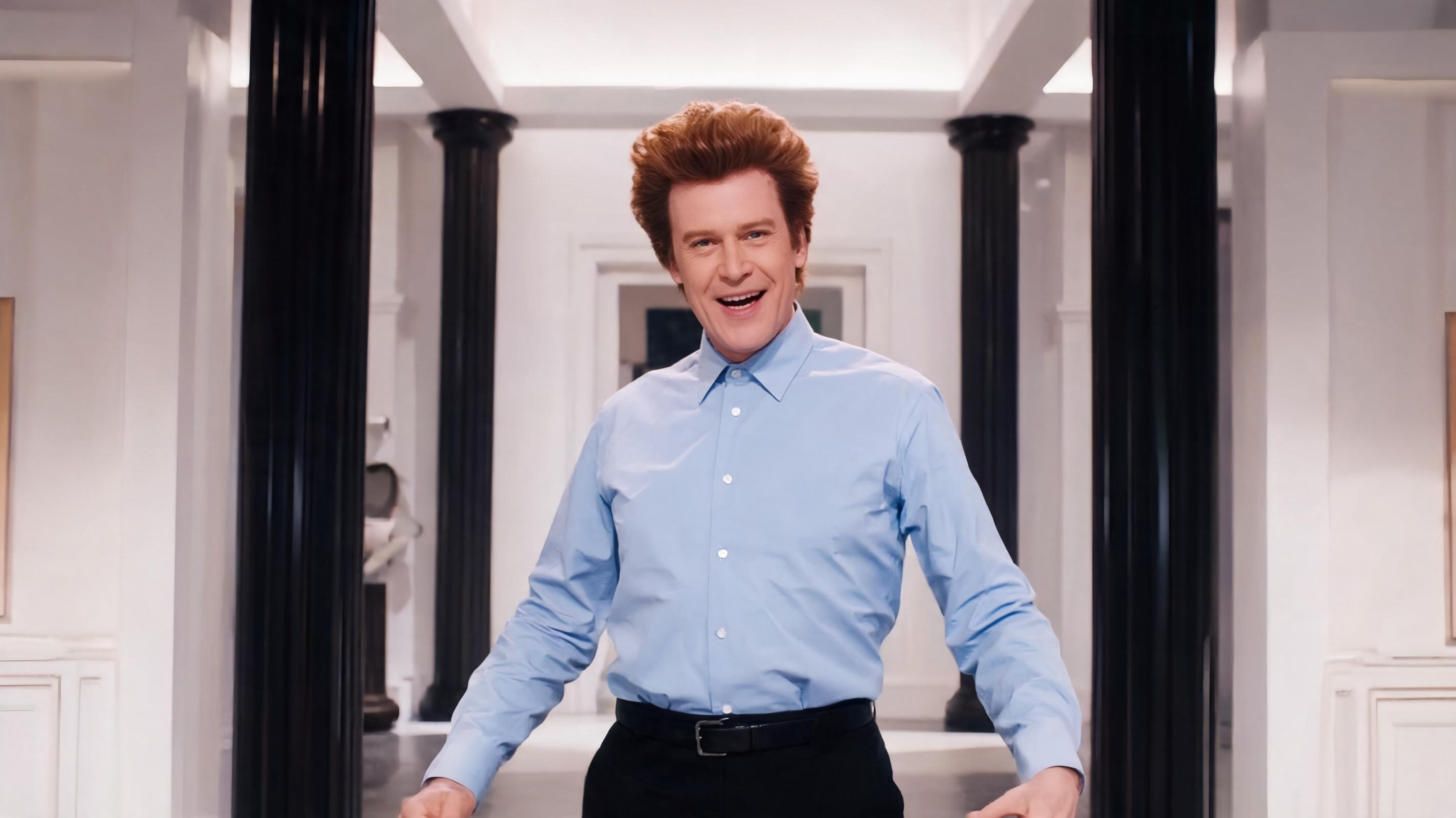 Rick Astley'in 'Never Gonna Give You Up' Şarkısının 4K Versiyonu ve Efsanevi Müzik Videosu — Görsel: Video analizi