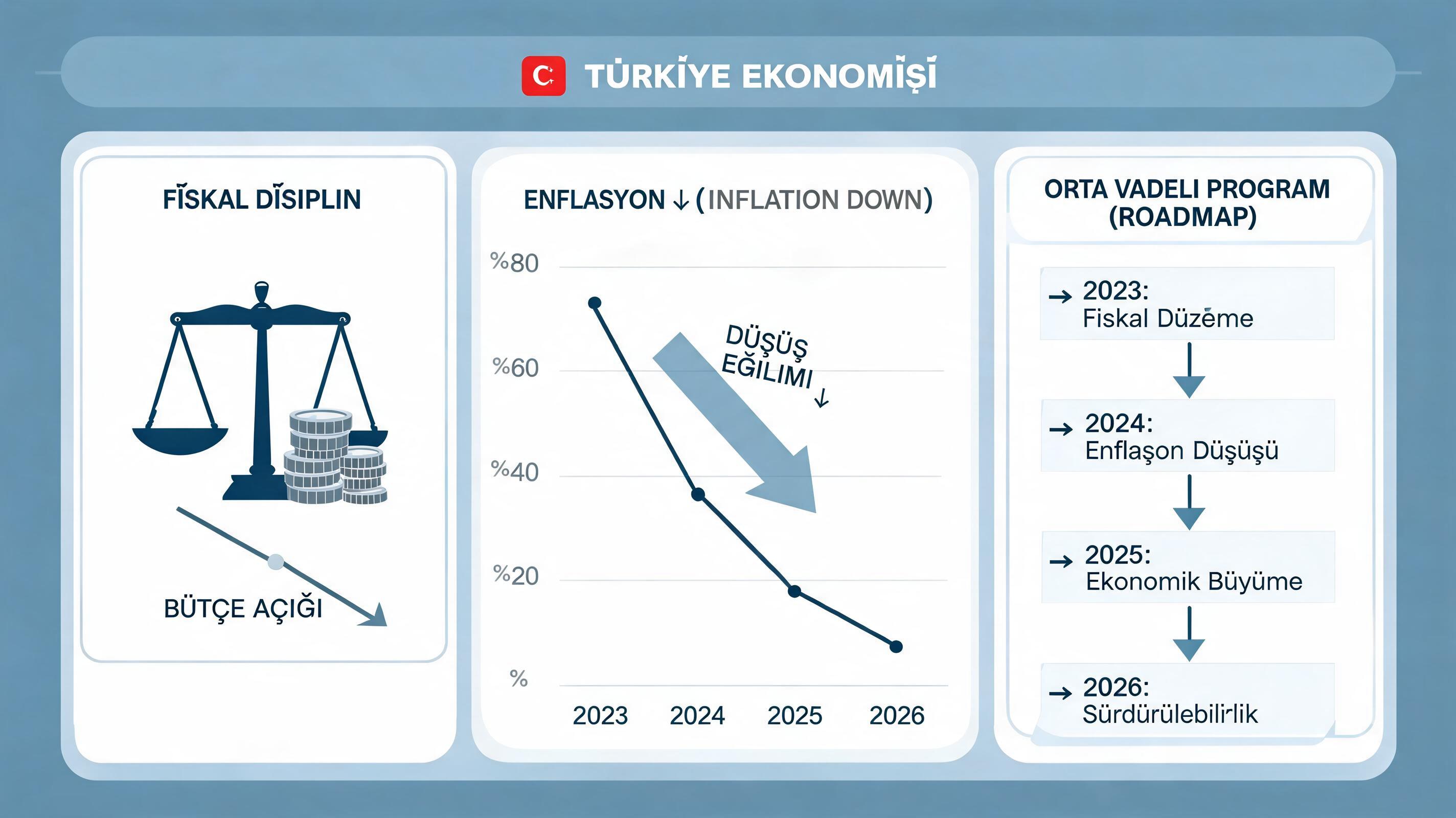Mehmet Şimşek’ten OVP Mesajı: Enflasyonla Mücadelede Kararlılık ve Mali Disiplin Vurgusu — Görsel: nodesdaily AI