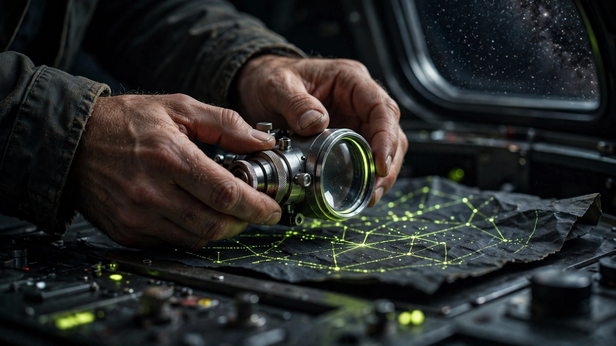 Why You Can't Find Your Way Home in Deep Space: Seeing Is Not Reaching — Visualization: nodesdaily AI