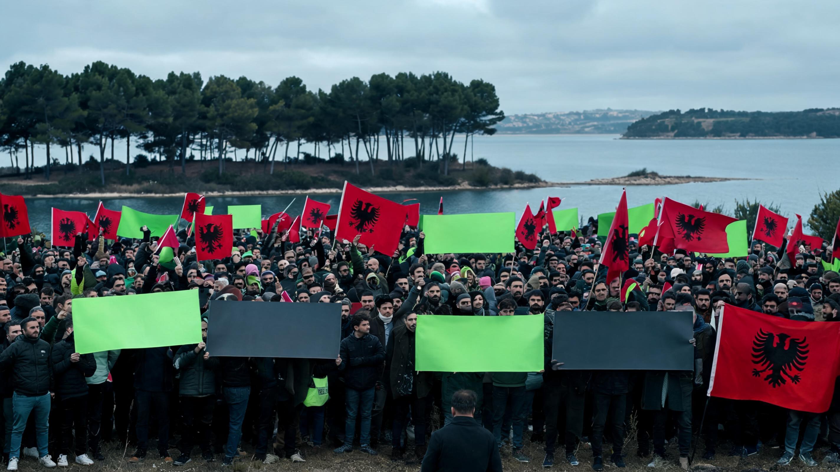 The Trump Family's Sazan Gamble Is Backfiring: Albania's €1.4 Billion Island Crisis — Visualization: nodesdaily AI