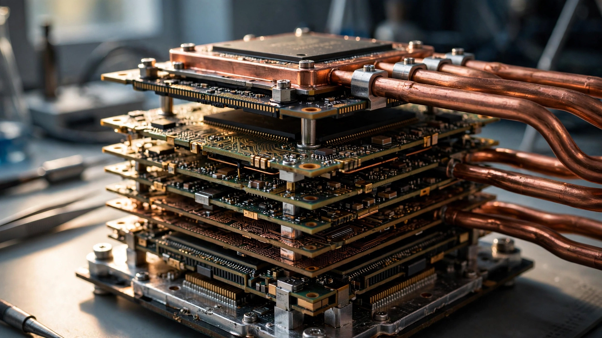 Squirrel-Brain Chips: Naveen Rao's 4D Computer and AI's Energy Wall — Visualization: nodesdaily AI