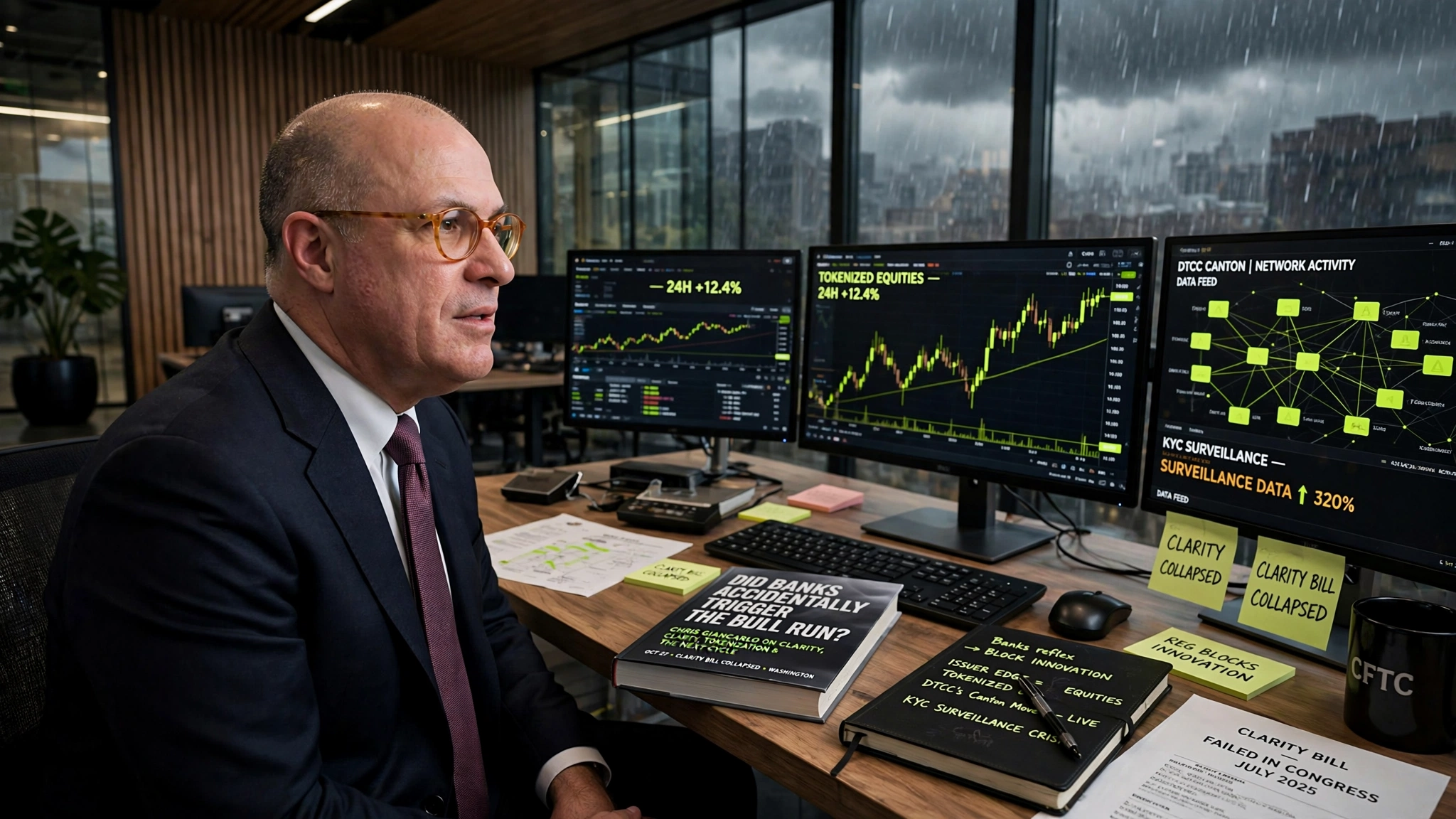 Did Banks Accidentally Trigger the Bull Run? Chris Giancarlo on Clarity, Tokenization and the Next Cycle