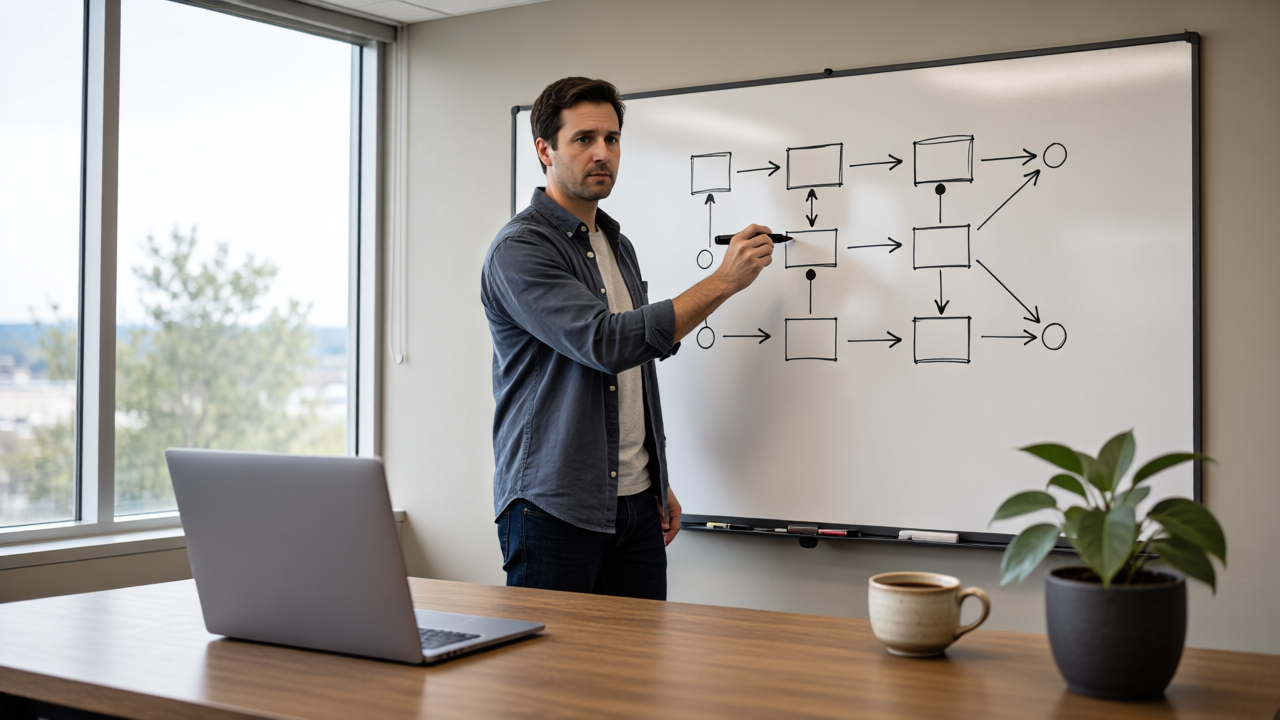 Staffless Venture Playbook: Coordinated Machine Crews Delivering Results — Visualization: nodesdaily AI