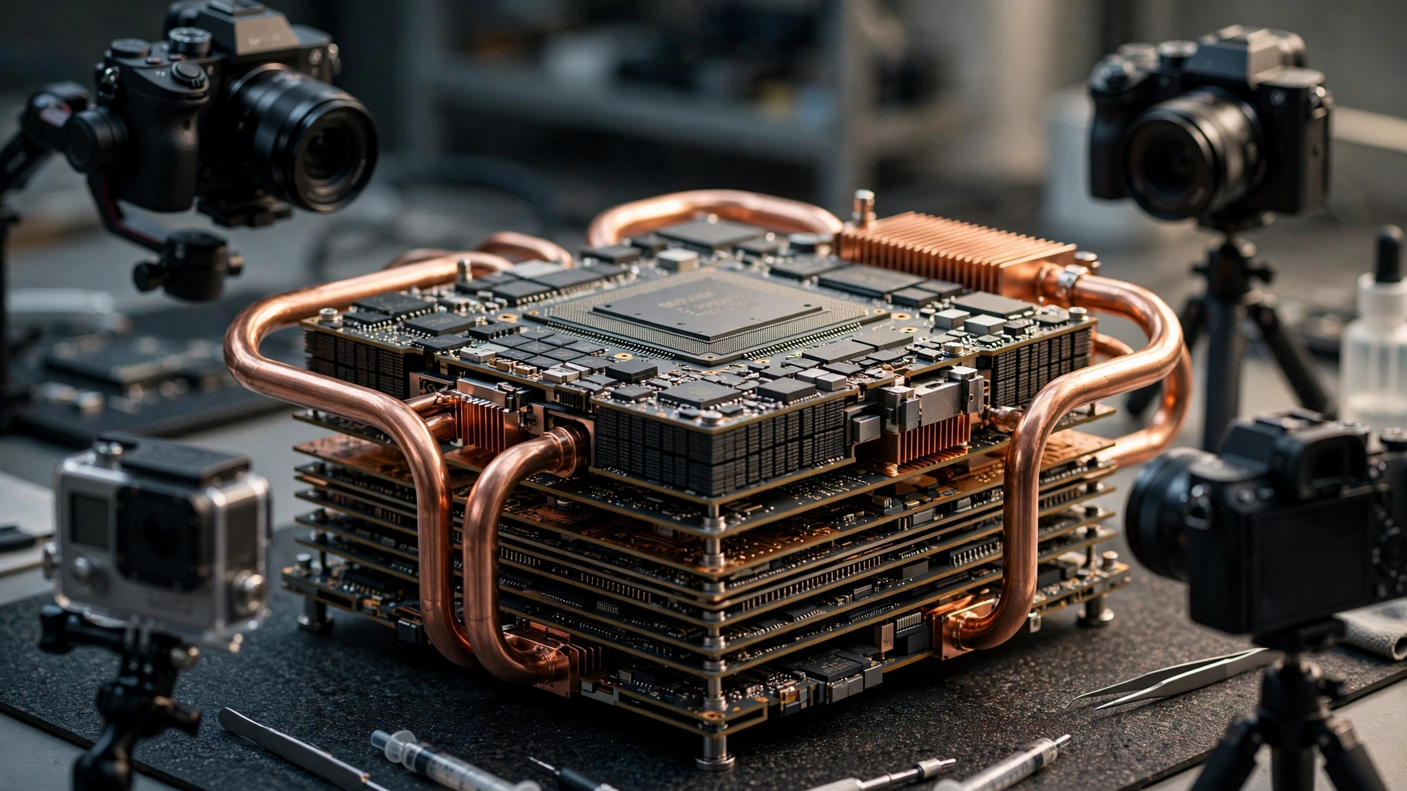 2026 Mac Mini and Mac Studio: From M5 Pro to M5 Ultra — Silent Speed and a 768 GB Memory Pool — Visualization: nodesdaily AI