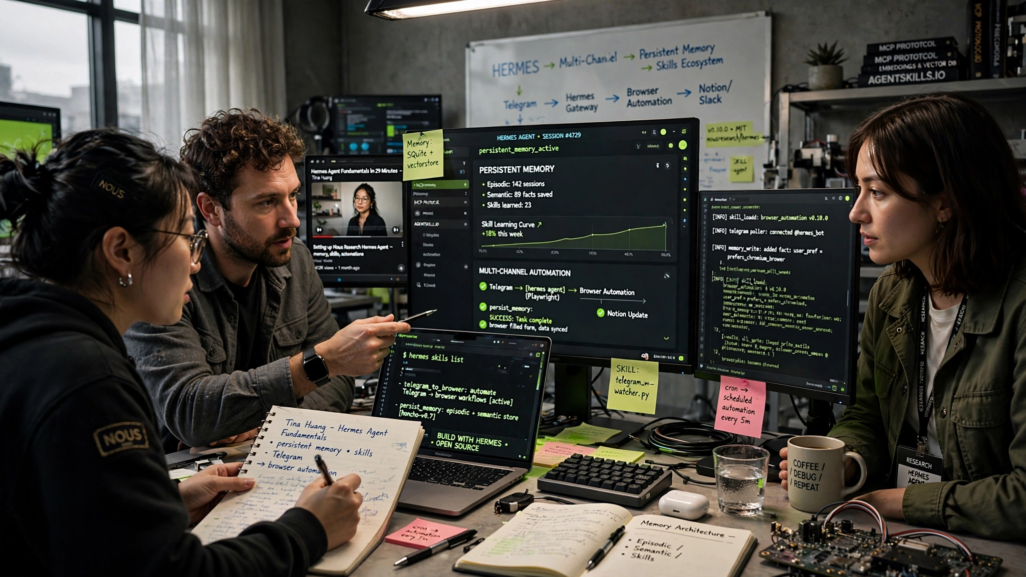 Building with Hermes Agent: Persistent Memory, Skills, and Multi-Channel Automation