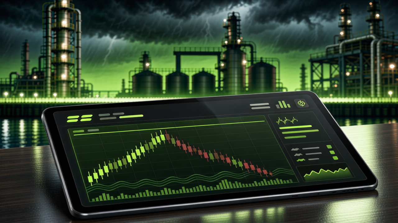 Sunday-Night Futures Slip: Oil, Yields and the Week's Decisive Data — Visualization: nodesdaily AI