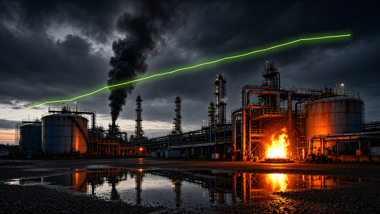 Oil Jumps While Stocks Wait at the Peak: Earnings Week Opens
