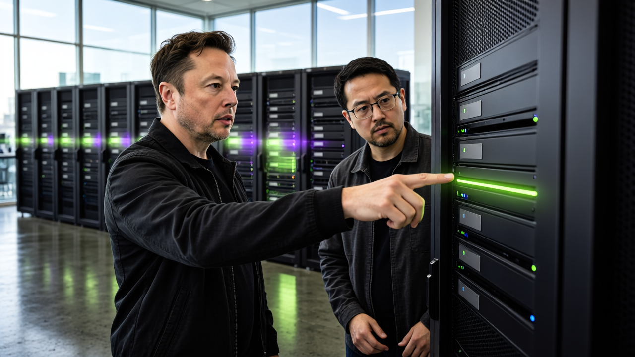 The superintelligence race: Musk and Huang on energy, orbital compute and safe agents